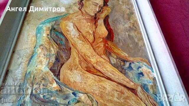 Delivery of Oil painting on canvas Signed Delivery of Oil painting on canvas Signed