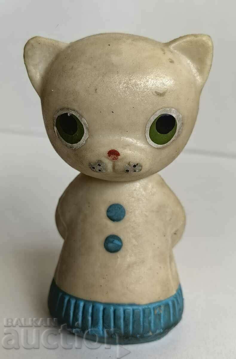 KITTEN CHILDREN'S SOC RUBBER TOY FIGURE NRB DOLL