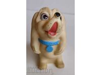 DOG PUPPY CHILDREN'S SOCIAL RUBBER TOY FIGURE NRB DOLL