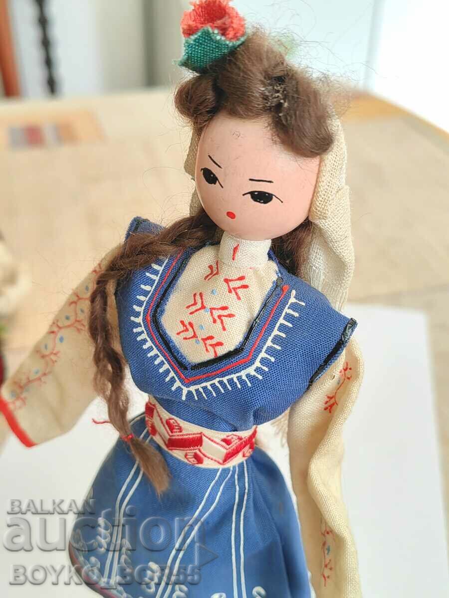 Bulgarian Social Doll Folk Costume Balkantourist Burgas 1972 - 7 Bulgarian Social Doll Folk Costume Balkantourist Burgas 1972 - 7