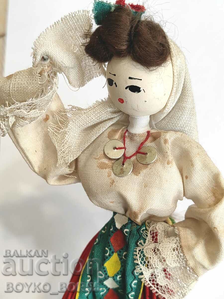 Bulgarian Social Doll Folk Costume Balkantourist Burgas 1972 - 7 Bulgarian Social Doll Folk Costume Balkantourist Burgas 1972 - 7