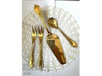 SOLINGEN beautiful gold-plated serving utensils - 3 pcs