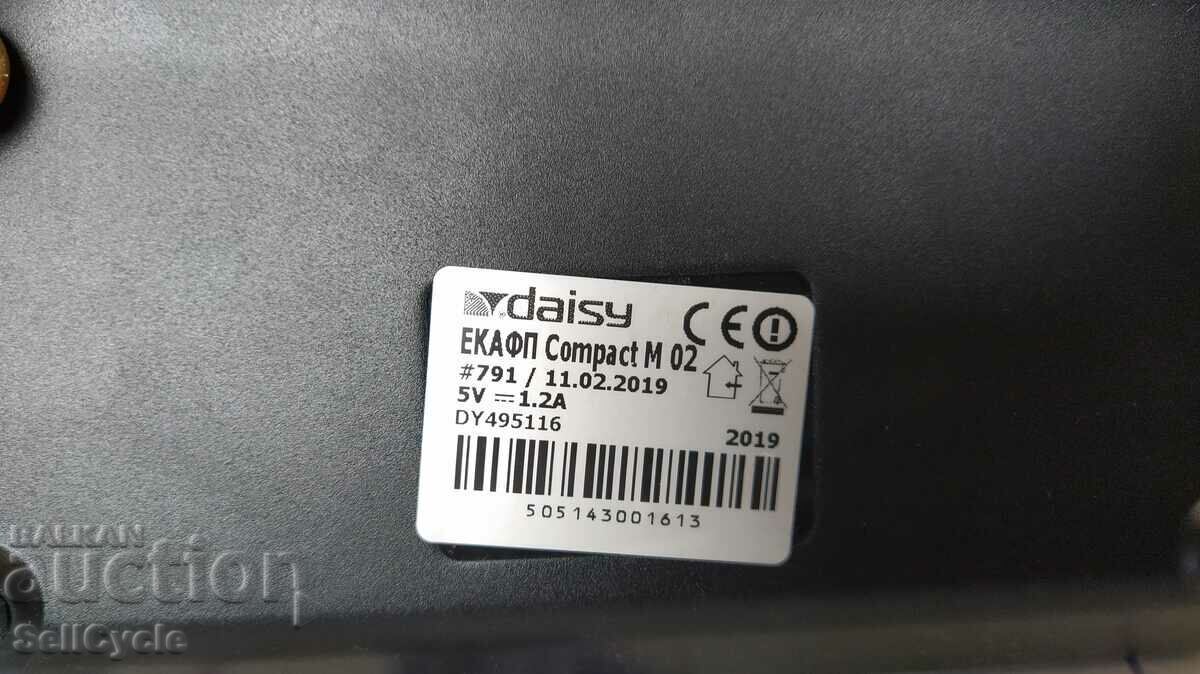 Δημοπρασία ✅ΤΑΜΕΙΑΚΗ ΜΗΧΑΝΗ DAISY COMPACT M02❗ Δημοπρασία ✅ΤΑΜΕΙΑΚΗ ΜΗΧΑΝΗ DAISY COMPACT M02❗
