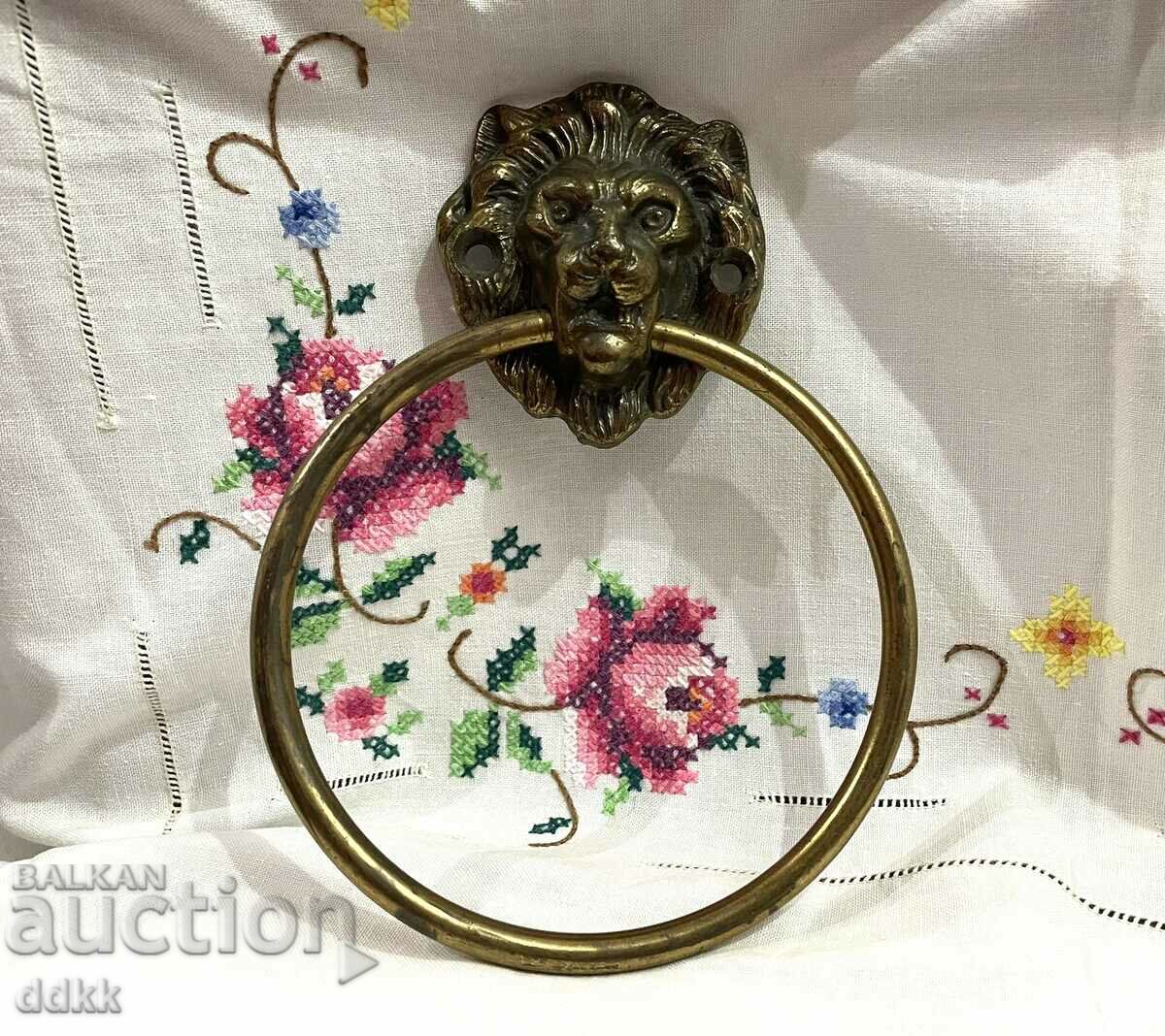 Beautiful brass lion head knocker