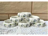 Beautiful bone china rings from England