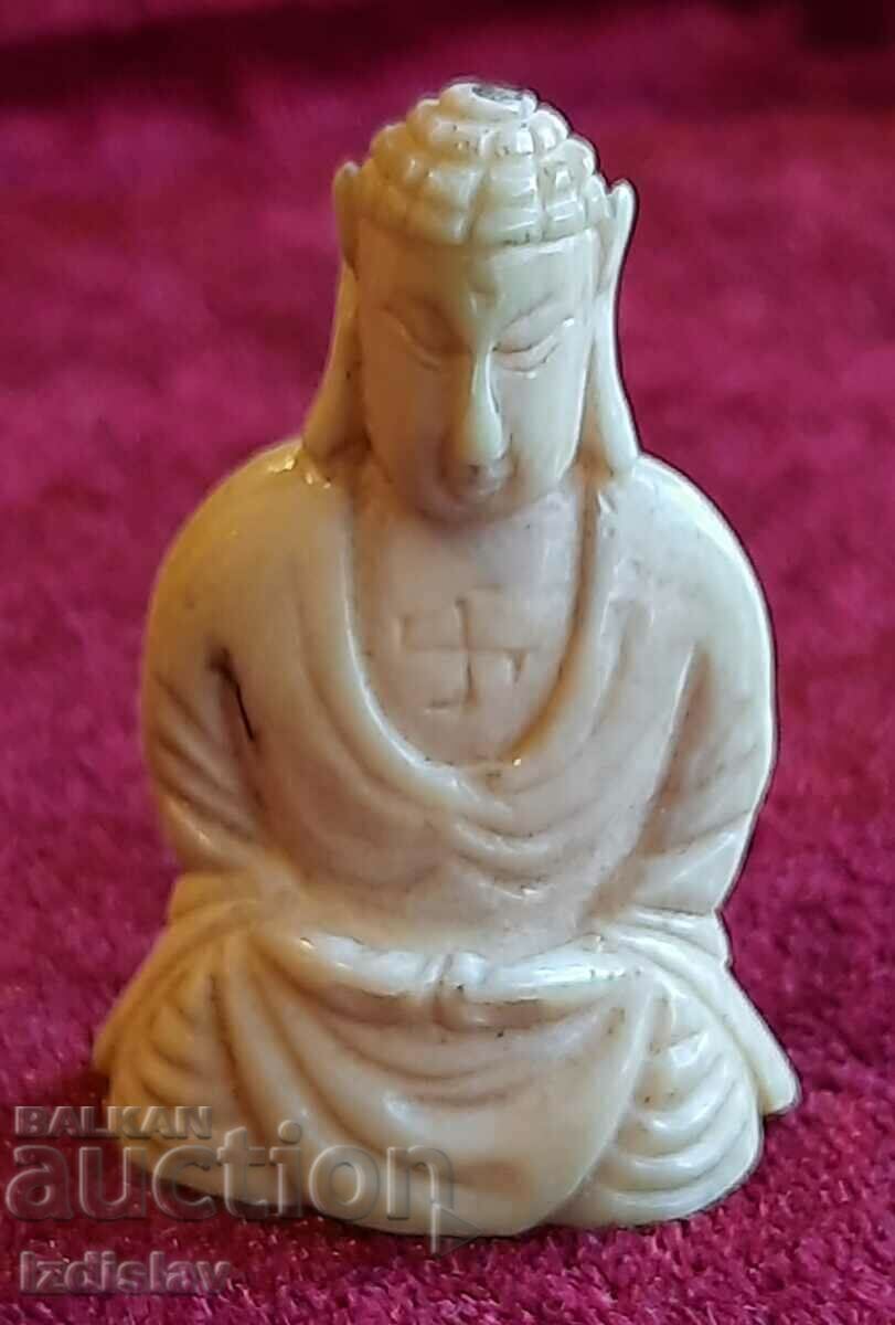 Auction Old small bone Buddha figure Auction Old small bone Buddha figure