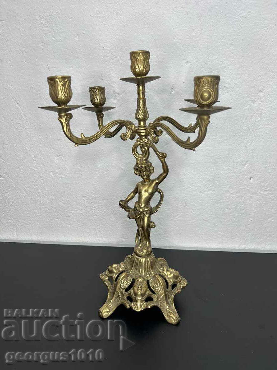 Bronze candlestick #5287