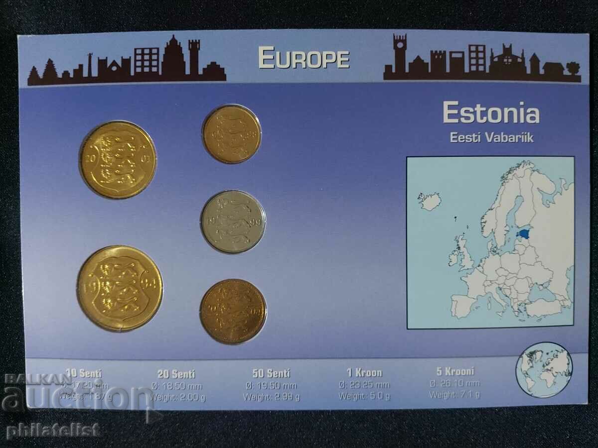 Complete set - Estonia 1994 - 2004, 5 coins with price 22.00 BGN | € 11.25 Complete set - Estonia 1994 - 2004, 5 coins with price 22.00 BGN | € 11.25