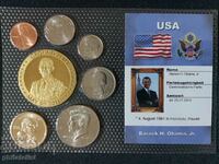 Комплектен сет САЩ от 6 монети 2011 P + възпоменателен медал