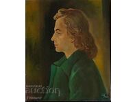 Lyuben Boyadzhiev 1914-2003 Portretul soției artistului