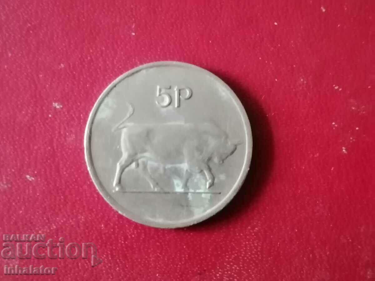 1974 Eire 5 pence