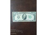 1934 χαρτονομίσματα δέκα δολαρίων