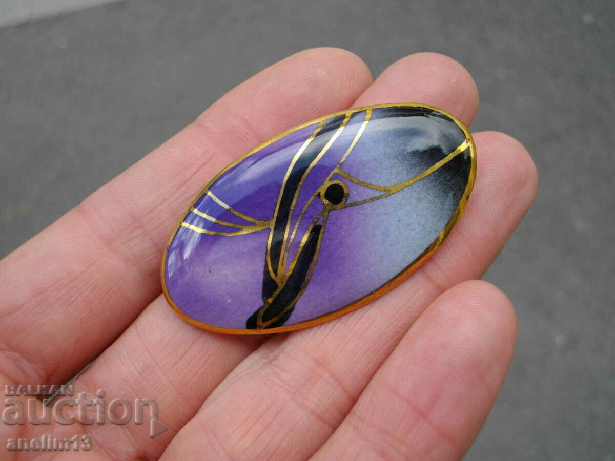 СТАРА БРОШКА ПОРЦЕЛАН СТАРА БРОШКА ПОРЦЕЛАН