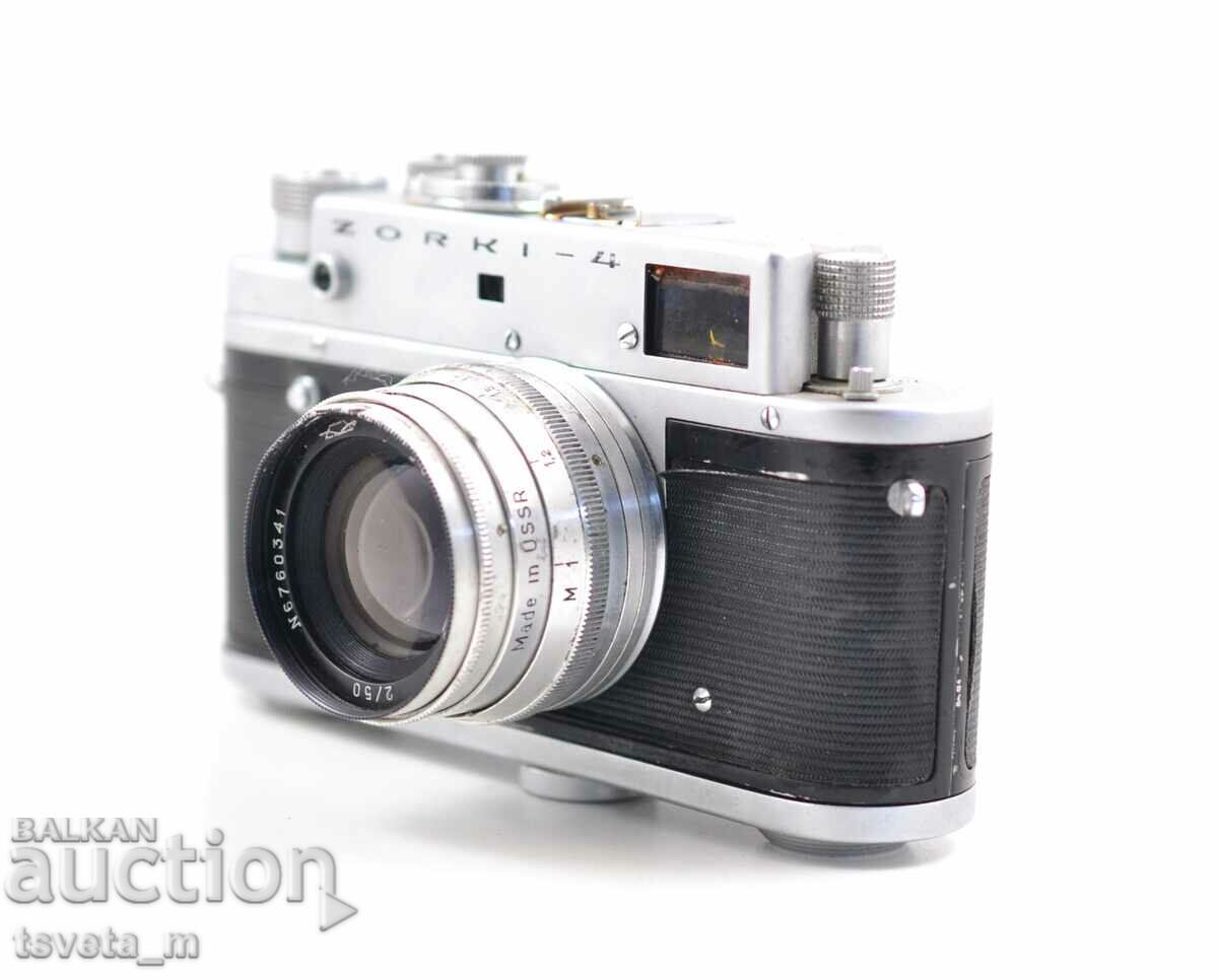 Camera ZORKIY 4 USSR + Lens Jupiter 8 2/50 with price 60.00 BGN | € 30.68 Camera ZORKIY 4 USSR + Lens Jupiter 8 2/50 with price 60.00 BGN | € 30.68