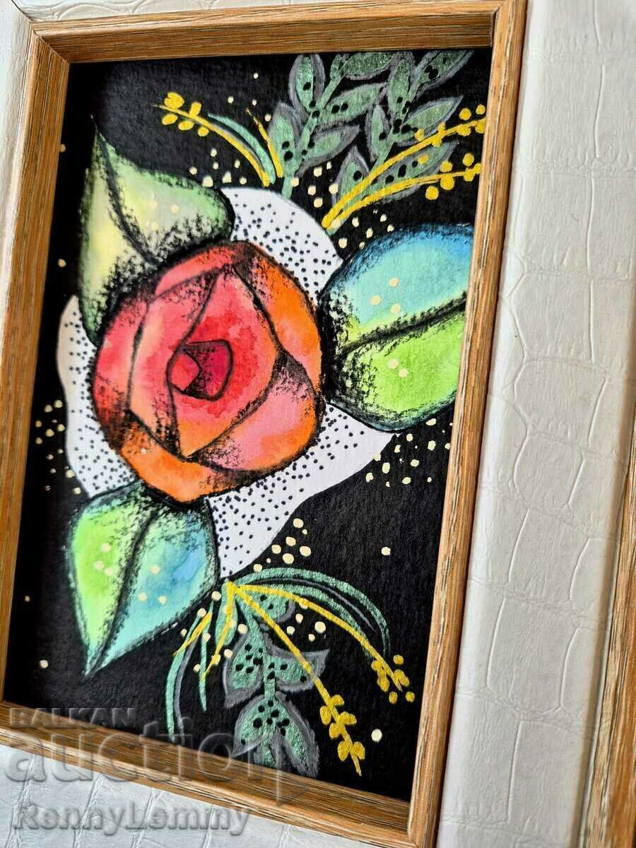 Rose, unique picture, original with price 32.50 BGN | € 16.62 Rose, unique picture, original with price 32.50 BGN | € 16.62