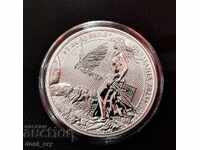 Argint 1 oz Lady Germany 5 Marks 2023 Germania monet