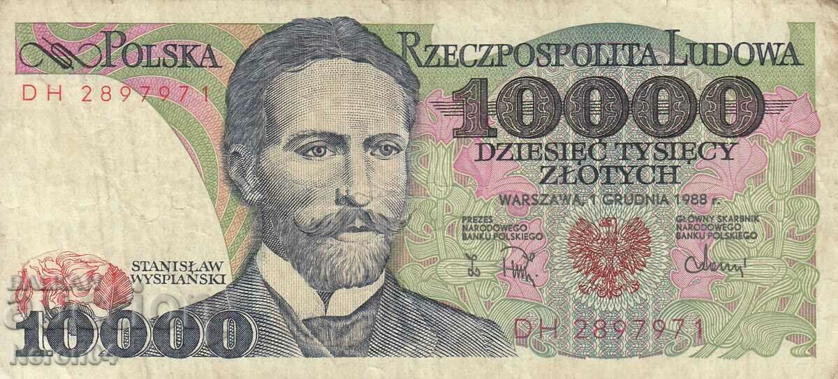 10000 zlotys 1988, Poland