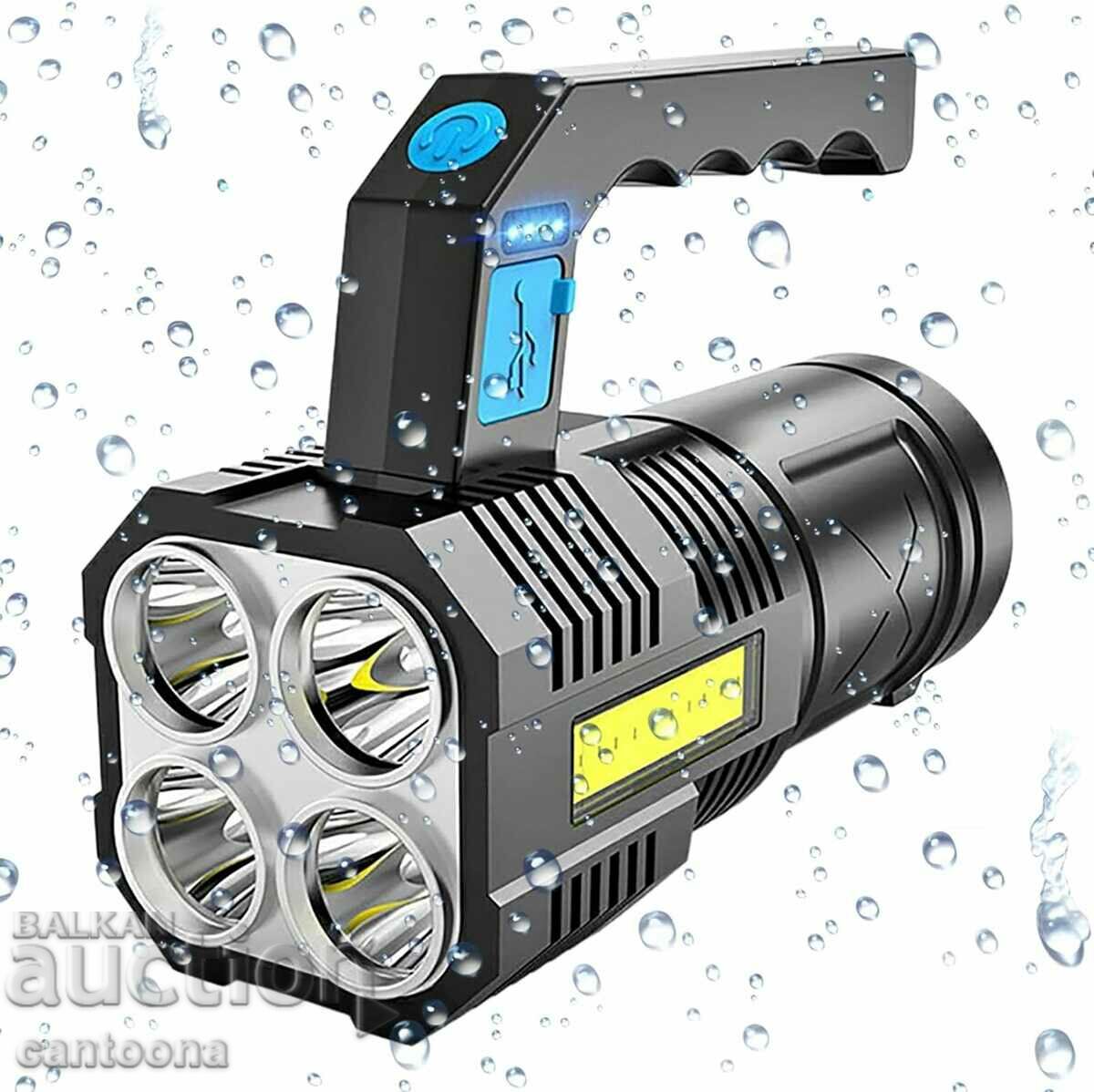 Ασύρματο φακό/λάμπα LED χειρός για κάμπινγκ, ψάρεμα κ.λπ - 7 Ασύρματο φακό/λάμπα LED χειρός για κάμπινγκ, ψάρεμα κ.λπ - 7