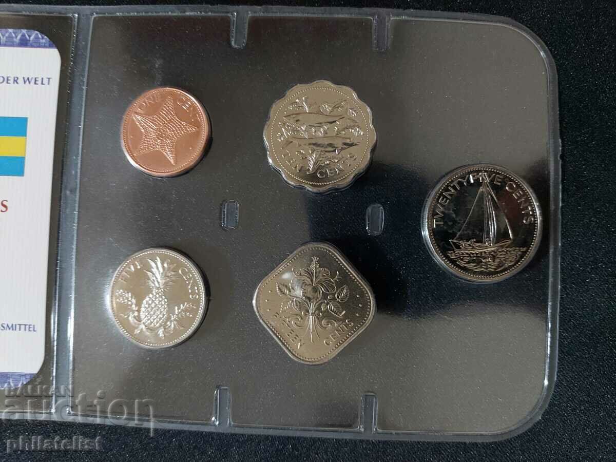 Bahamas 1992 - 2004 - Complete series, 5 coins with price 22.00 BGN | € 11.25 Bahamas 1992 - 2004 - Complete series, 5 coins with price 22.00 BGN | € 11.25