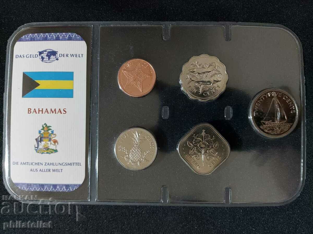 Auction Bahamas 1992 - 2004 - Complete series, 5 coins Auction Bahamas 1992 - 2004 - Complete series, 5 coins