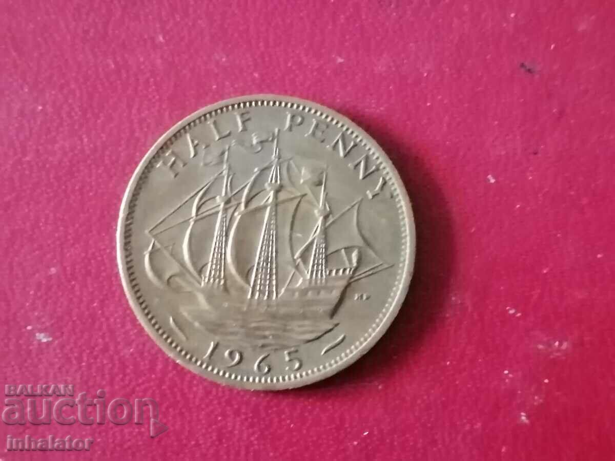 1965 1/2 penny