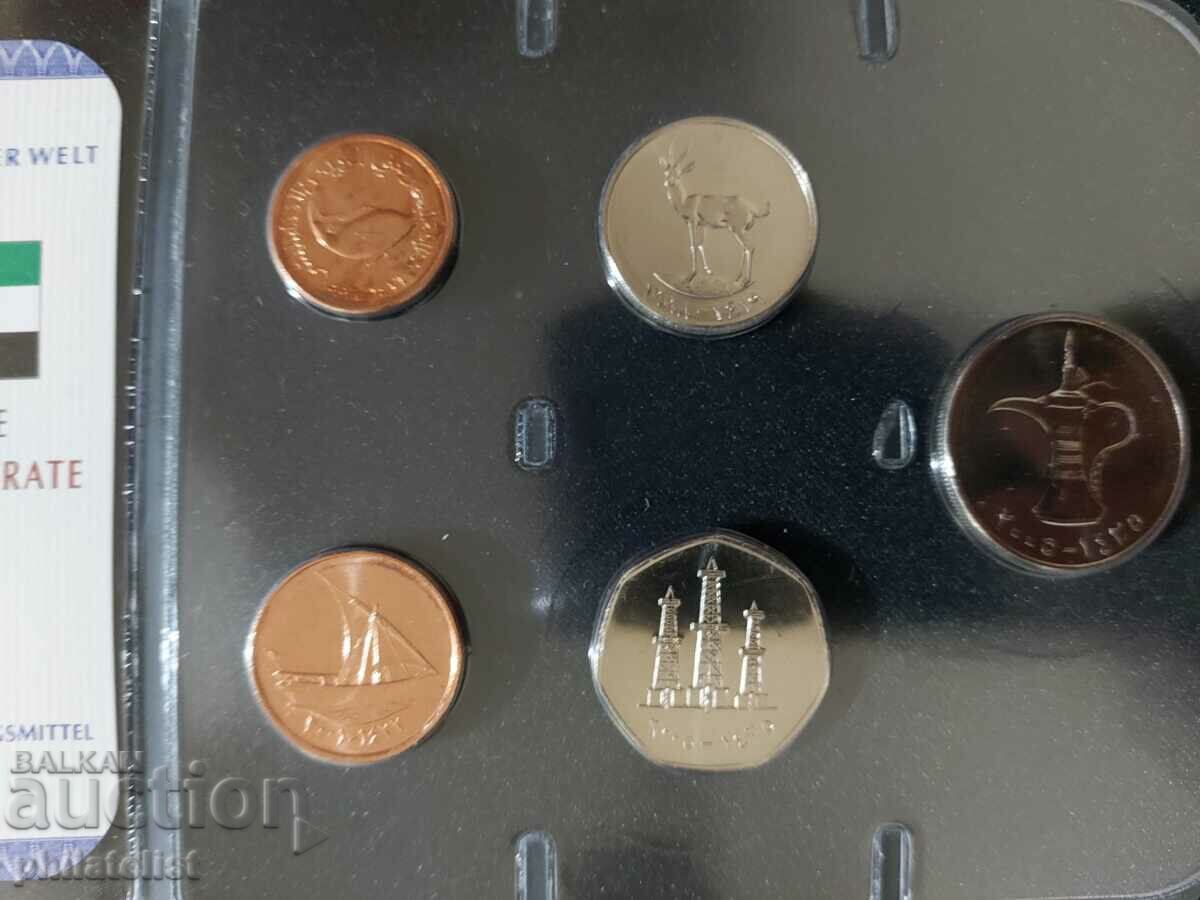 United Arab Emirates /UAE/ - Complete set, 5 coins with price 22.00 BGN | € 11.25 United Arab Emirates /UAE/ - Complete set, 5 coins with price 22.00 BGN | € 11.25