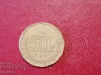 1992 50 centavos Mexic