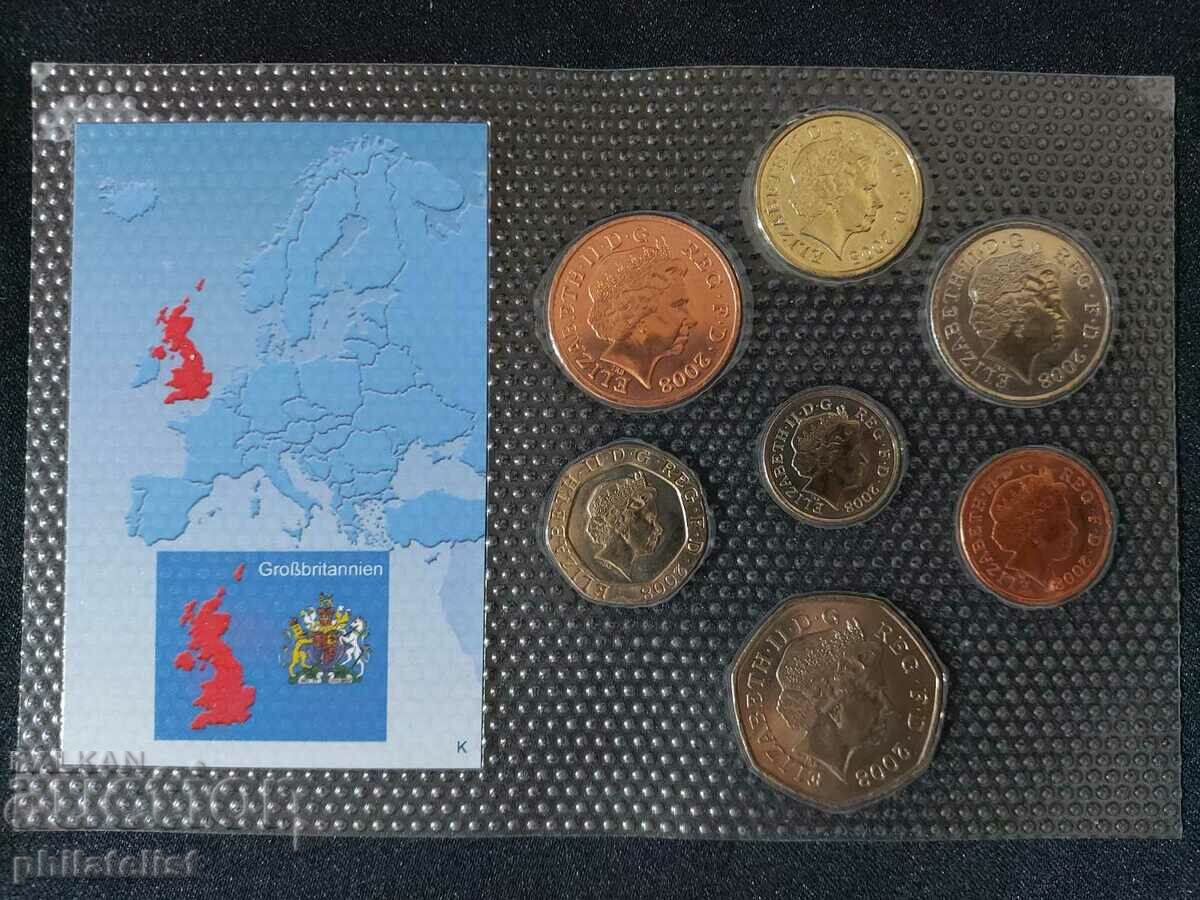 Complete set - Great Britain 2008, 7 coins with price 22.00 BGN | € 11.25 Complete set - Great Britain 2008, 7 coins with price 22.00 BGN | € 11.25