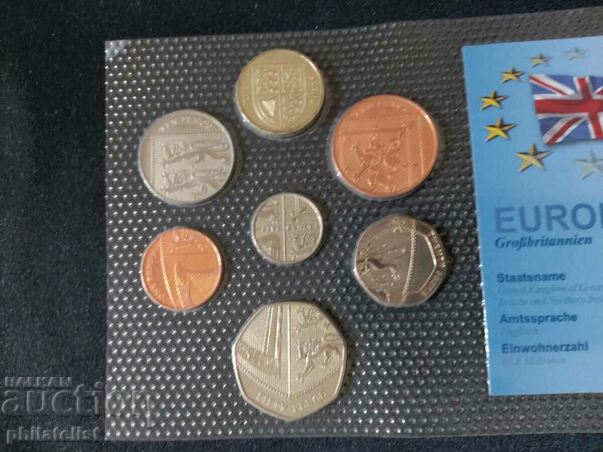 Auction Complete set - Great Britain 2008, 7 coins Auction Complete set - Great Britain 2008, 7 coins