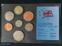 Set complet - Marea Britanie 2008, 7 monede