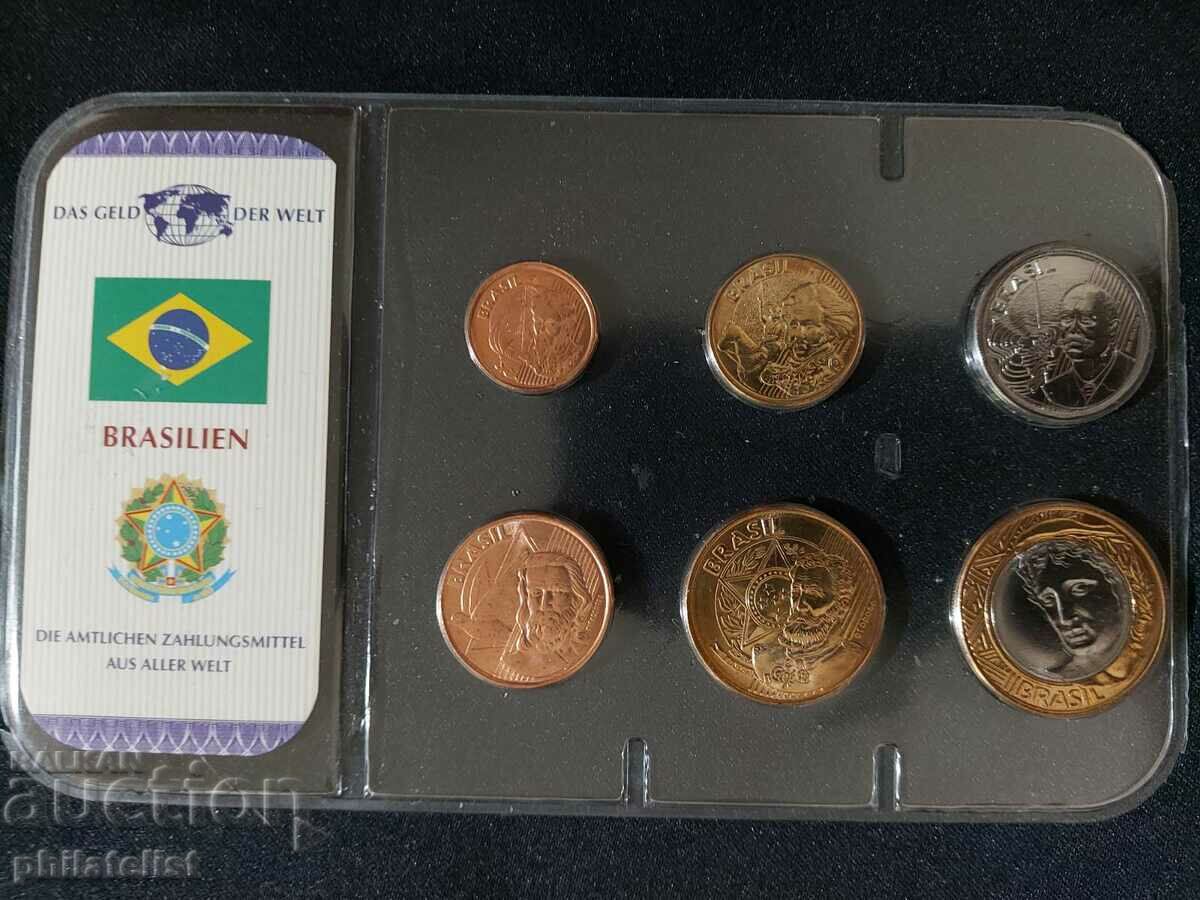Brazil - Complete set - 6 coins 2004 - 2007