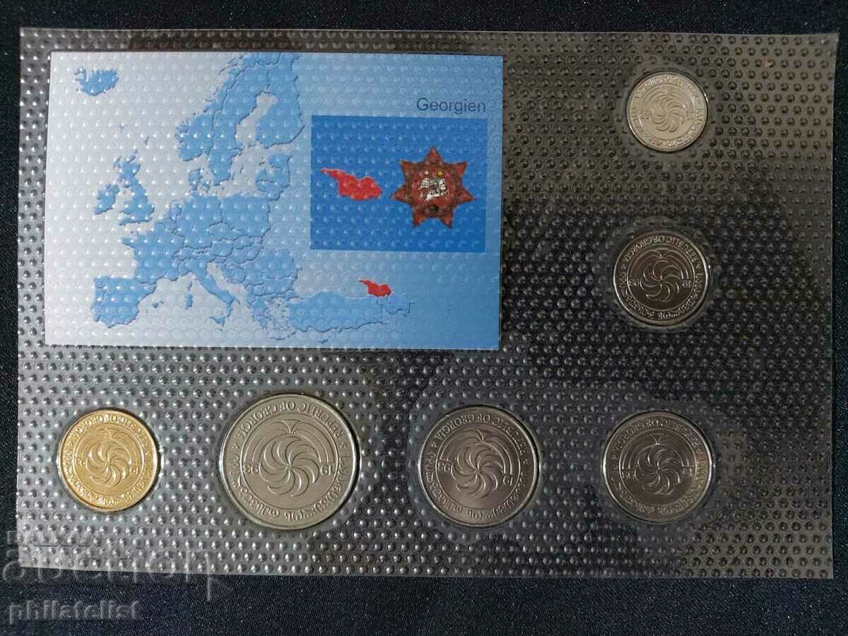 Georgia 1993 - Complete set of 6 coins with price 22.00 BGN | € 11.25