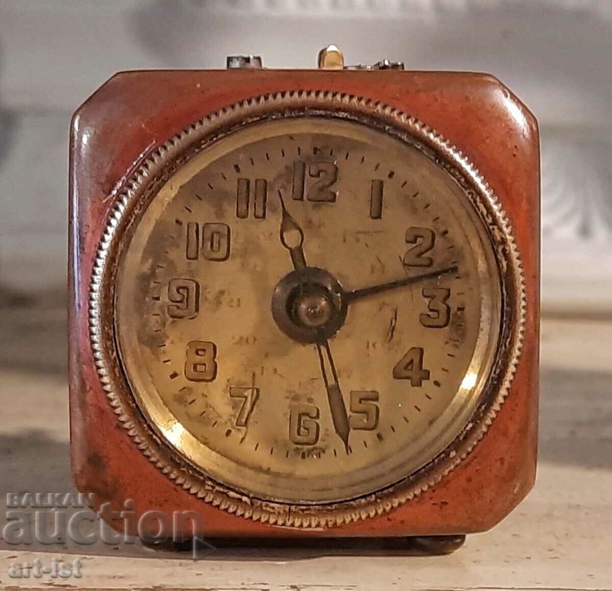 Small German Carriage Clock D.R.P