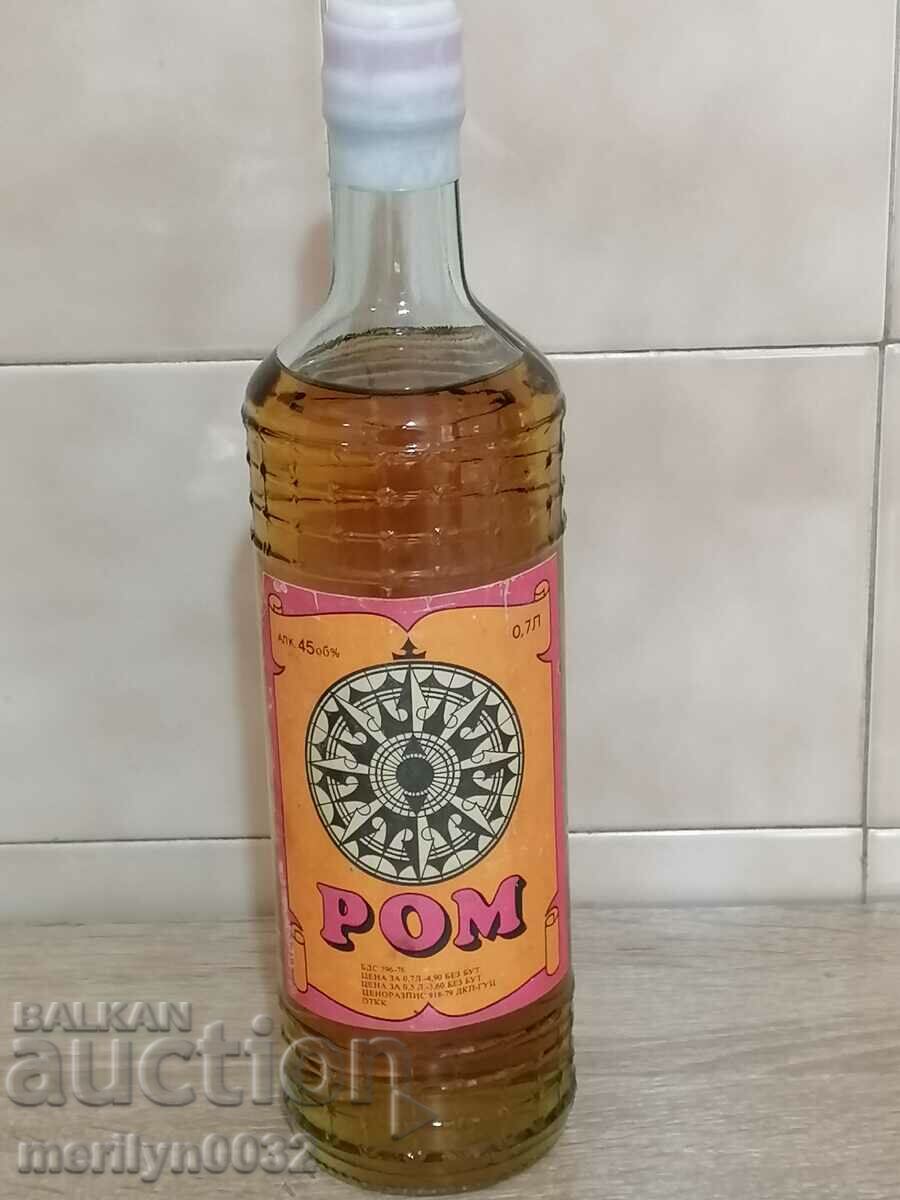 Bottle of Rum NRB UNPRINTED 70s
