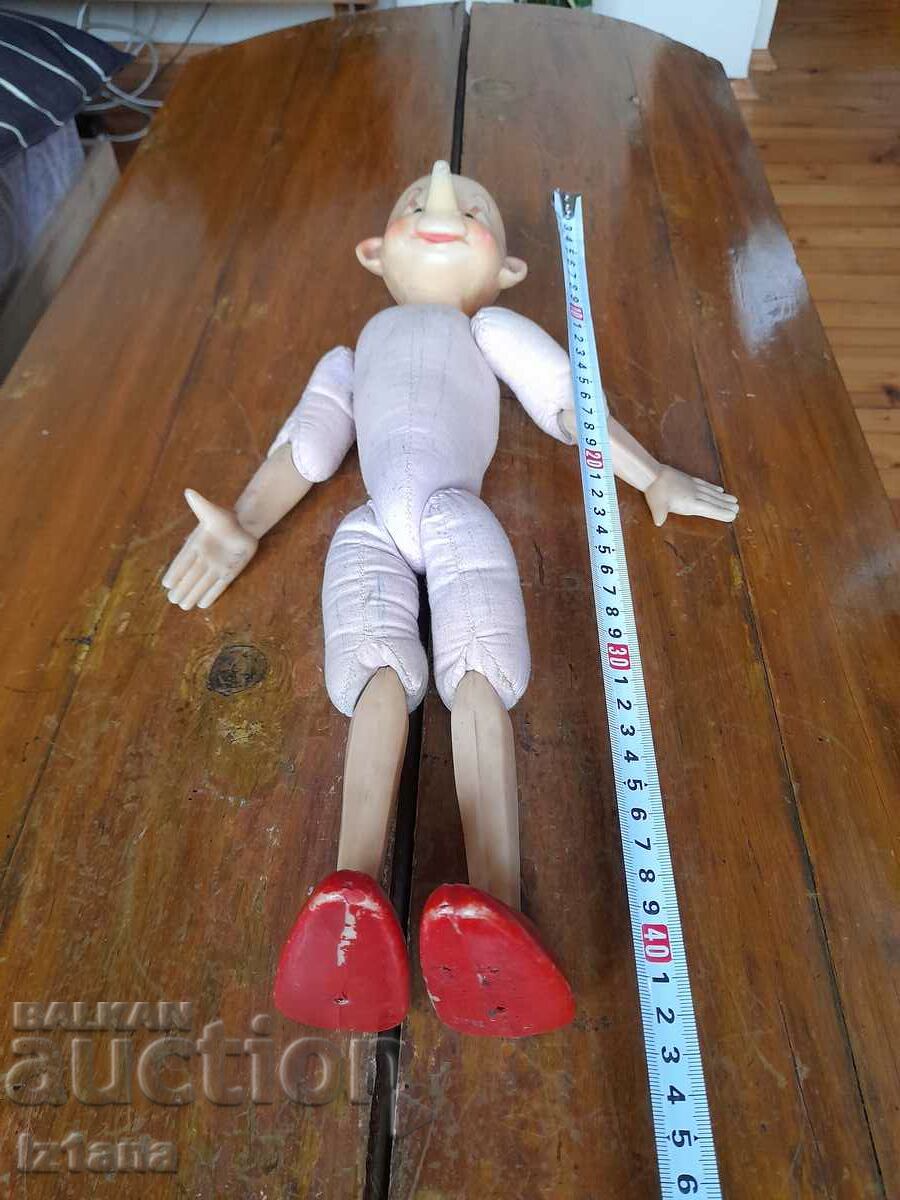 Old toy, Pinocchio doll, Pinocchio with price 70.00 BGN | € 35.79 Old toy, Pinocchio doll, Pinocchio with price 70.00 BGN | € 35.79