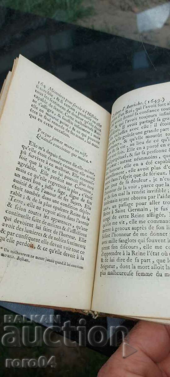 Auction OLD BOOK - 1750 Auction OLD BOOK - 1750