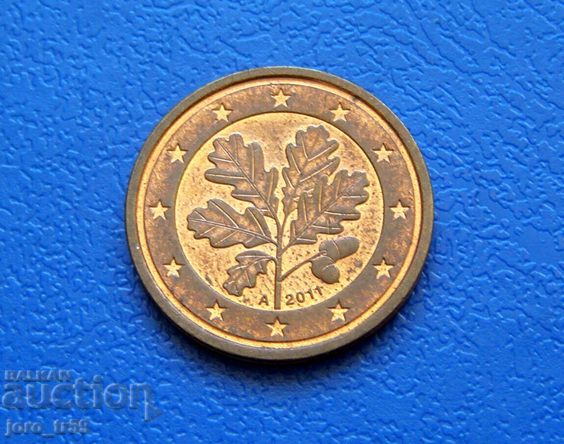 Германия 2 евроцента Euro cent 2011 A