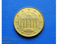 Германия 10 евроцента Euro cent 2002D