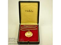 Women's Watch, Necklace RUHLA Gold Plated - Works