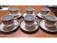 Coffee set, marking, gilding, VICKO collection