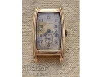 Super Rare Antique Swiss SYMA Gold Plated Watch