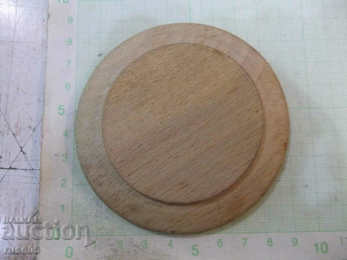 Delivery of A wooden plate from Sotsa with a painted girl in Bulgarian. costume