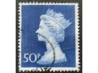 Marea Britanie 1970 - Regina Elisabeta a II-a 50P folosit...