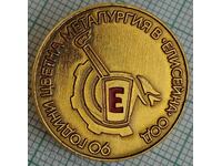 15567 Badge - 90g non-ferrous metallurgy in Eliseina