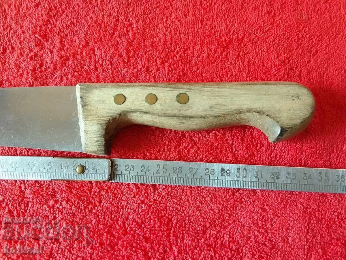 Auction  Old large solid knife Solingen Solingen wide blade