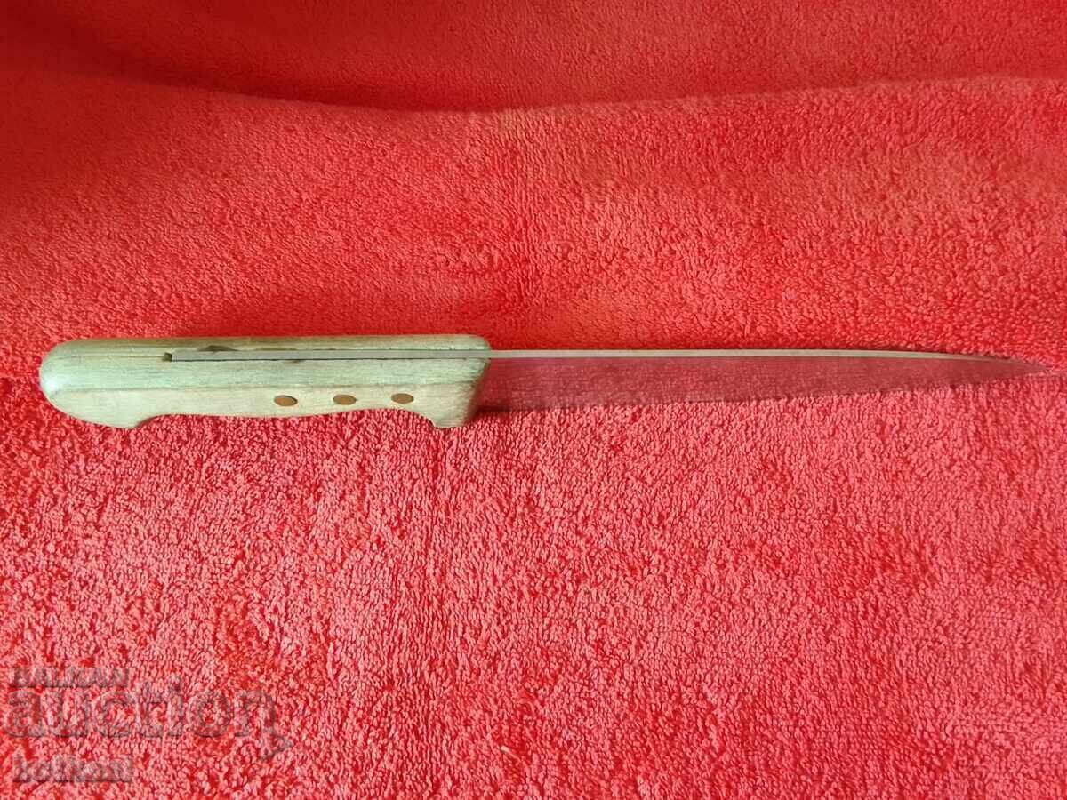 Old large solid knife Solingen Solingen wide blade - 5