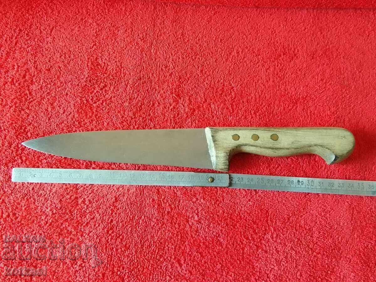 Old large solid knife Solingen Solingen wide blade