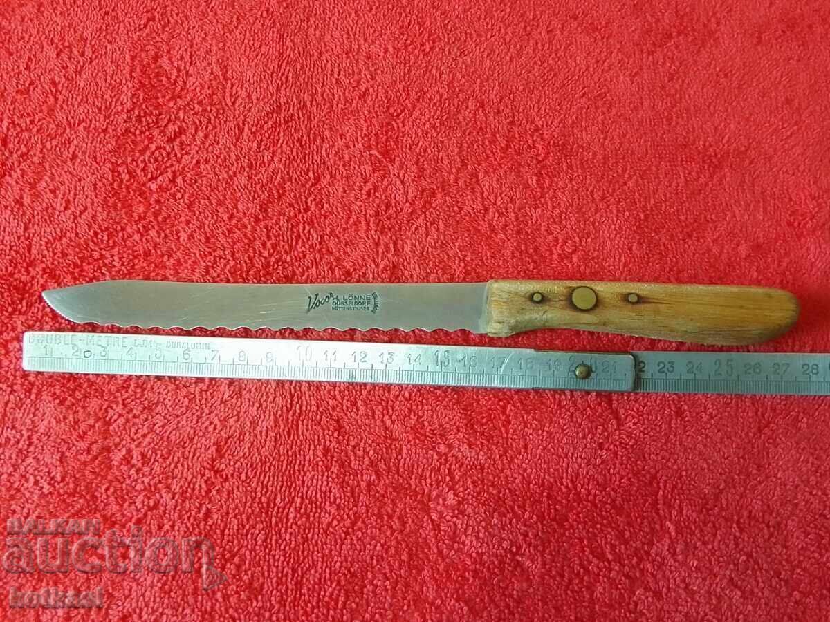 Παλιό μαχαίρι κουζίνας Γερμανία H.LONNE DUSSELDORF MUTTENSTR.123