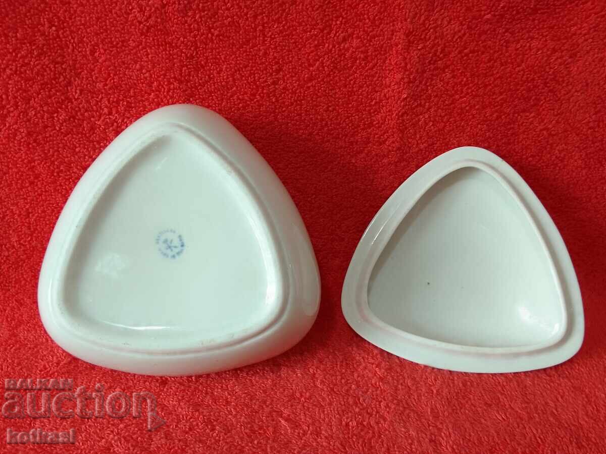 Old Bulgarian porcelain jewelry box, Bulgaria, without chips - 5 Old Bulgarian porcelain jewelry box, Bulgaria, without chips - 5