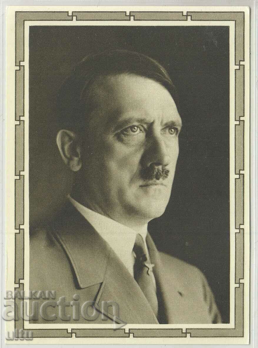 Original card Third Reich Adolf Hitler